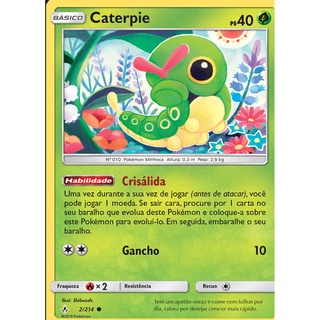 Cartas Pokemon Planta (Escolha Livre) - C
