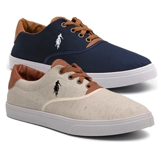 KIT 2 tenis masculino sapatenis polo up casual original oferta promocao