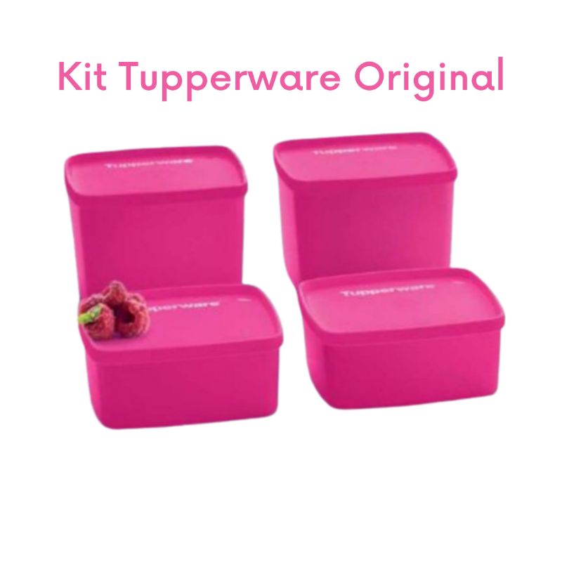 Kit Tupperware Jeitosinho 400ml Rosa Pink Translúcida 6 Peças - Comprar  Tupperware Online? Wareshop - Loja Mundo Tupperware