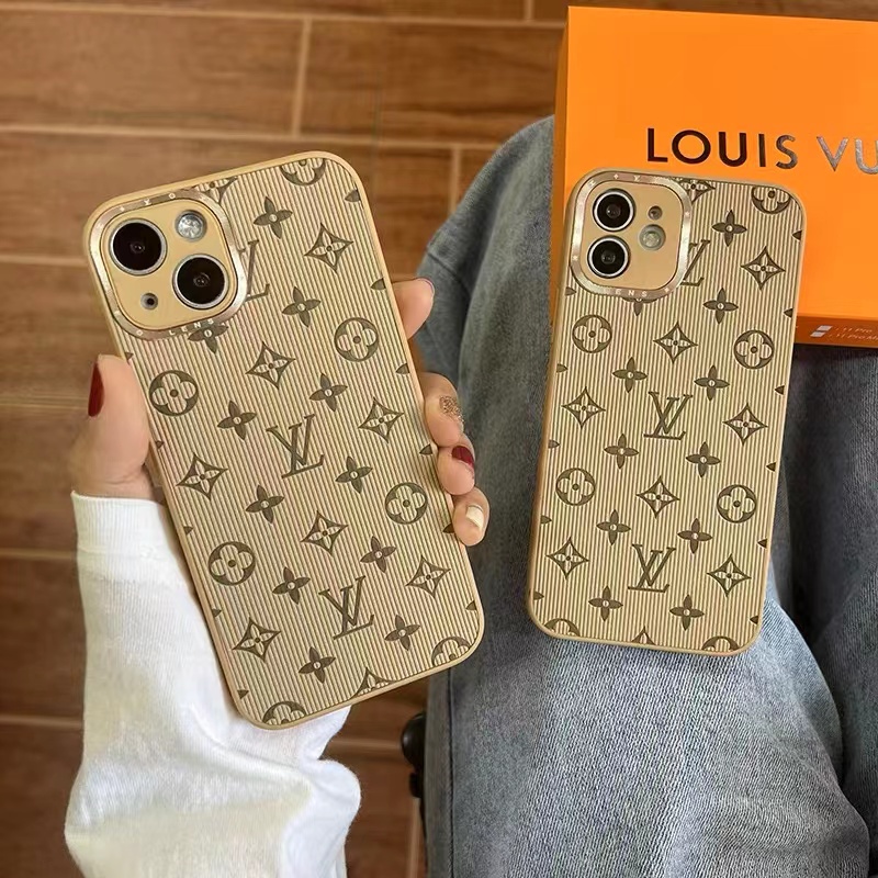 Capa Resistente Louis Vuitton em Couro para iPhone 14