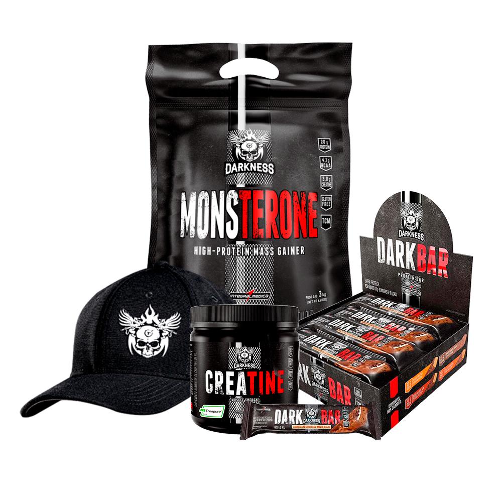 Kit Monsterone Chocolate, Creatine, Darkbar Cookies - Darkness | Shopee ...