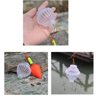 Kit Pesca de Carpa Cabeçuda Chuveirinho Moderno Com Compartimento de Massa + Boia + Chumbo