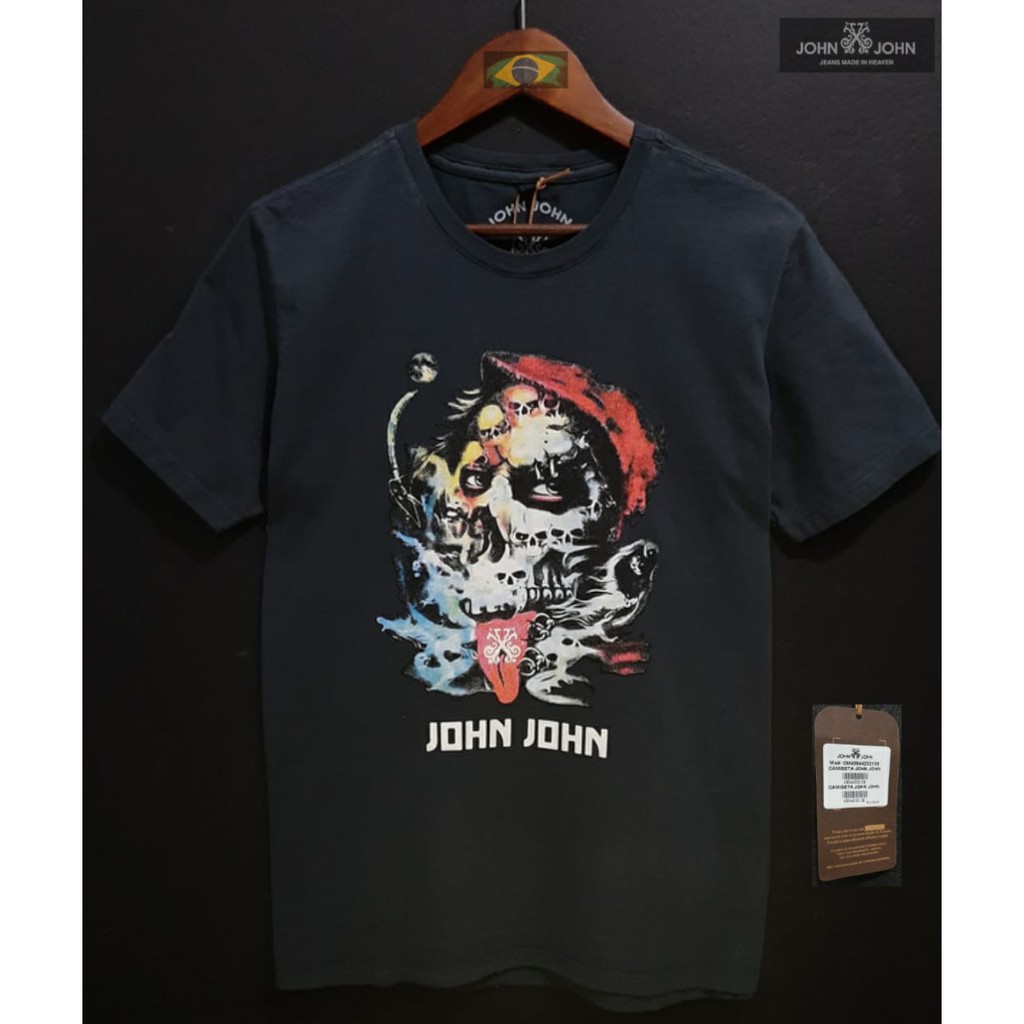 Camiseta Regular Fit Lennon John John Masculina - John John