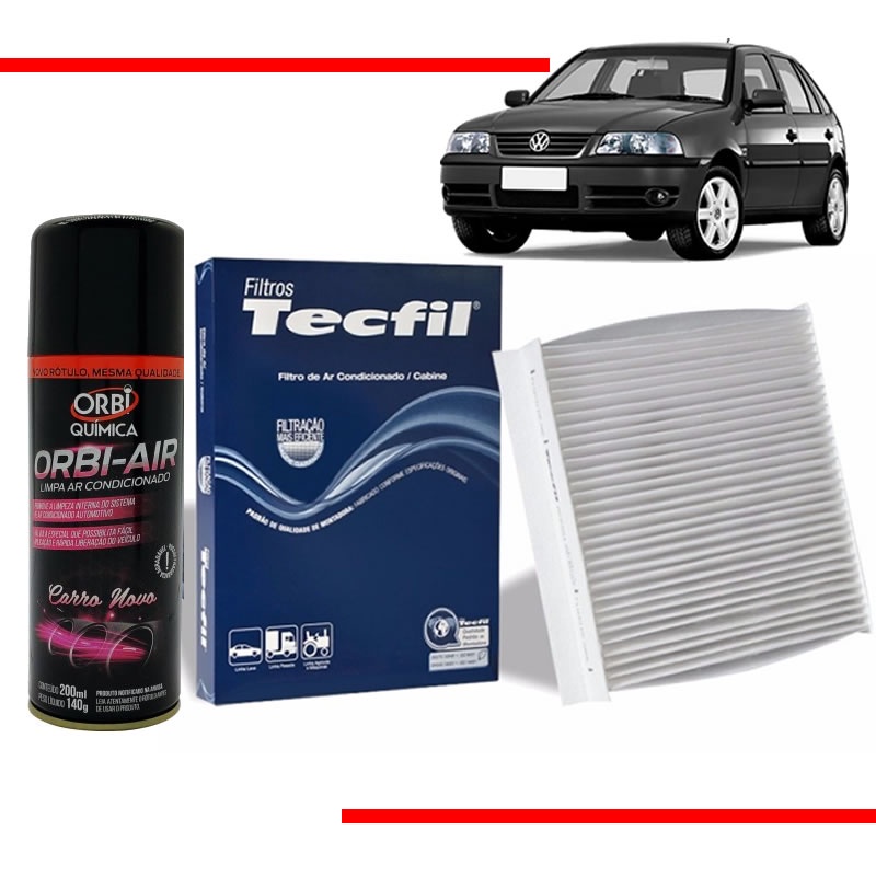 Kit Filtro Cabine Ar Condicionado Gol G3+Spray Higienizador | Shopee Brasil