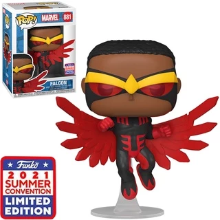 FUNKO POP MARVEL SDCC 2021 EXCLUSIVE - FALCON 881 NOVO ORIGINAL em Oferta na Shopee