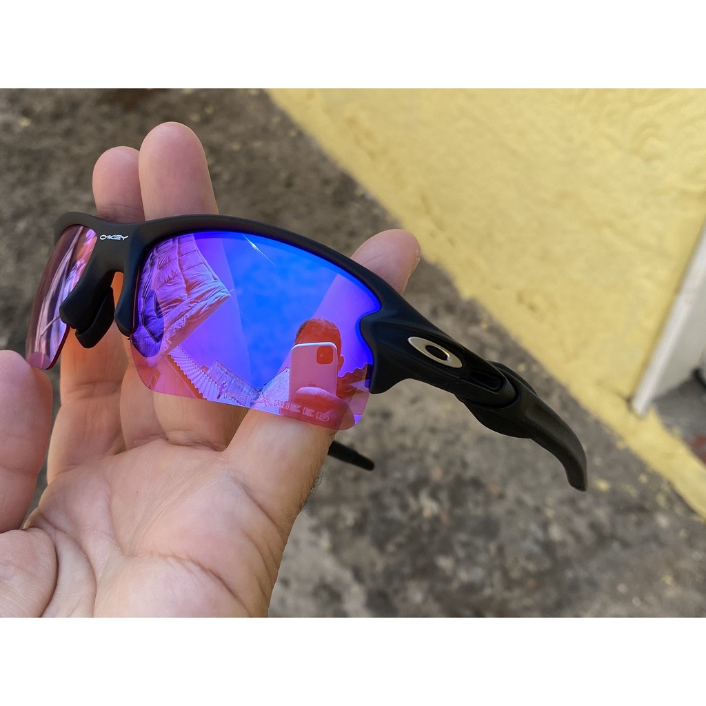 Óculos de sol oakley flak lente rosa jacket prizm barbie doblex top lupa oakley  mandrake - R$ 299.90, cor Branco (com proteção UV, polarizado) #124601,  compre agora