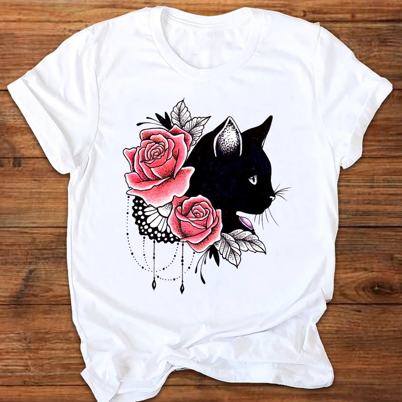 Camisa de clearance gatos feminina