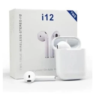 Fone De Ouvido Tws Bluetooth V5.0 Touch - I12 em Oferta na Shopee