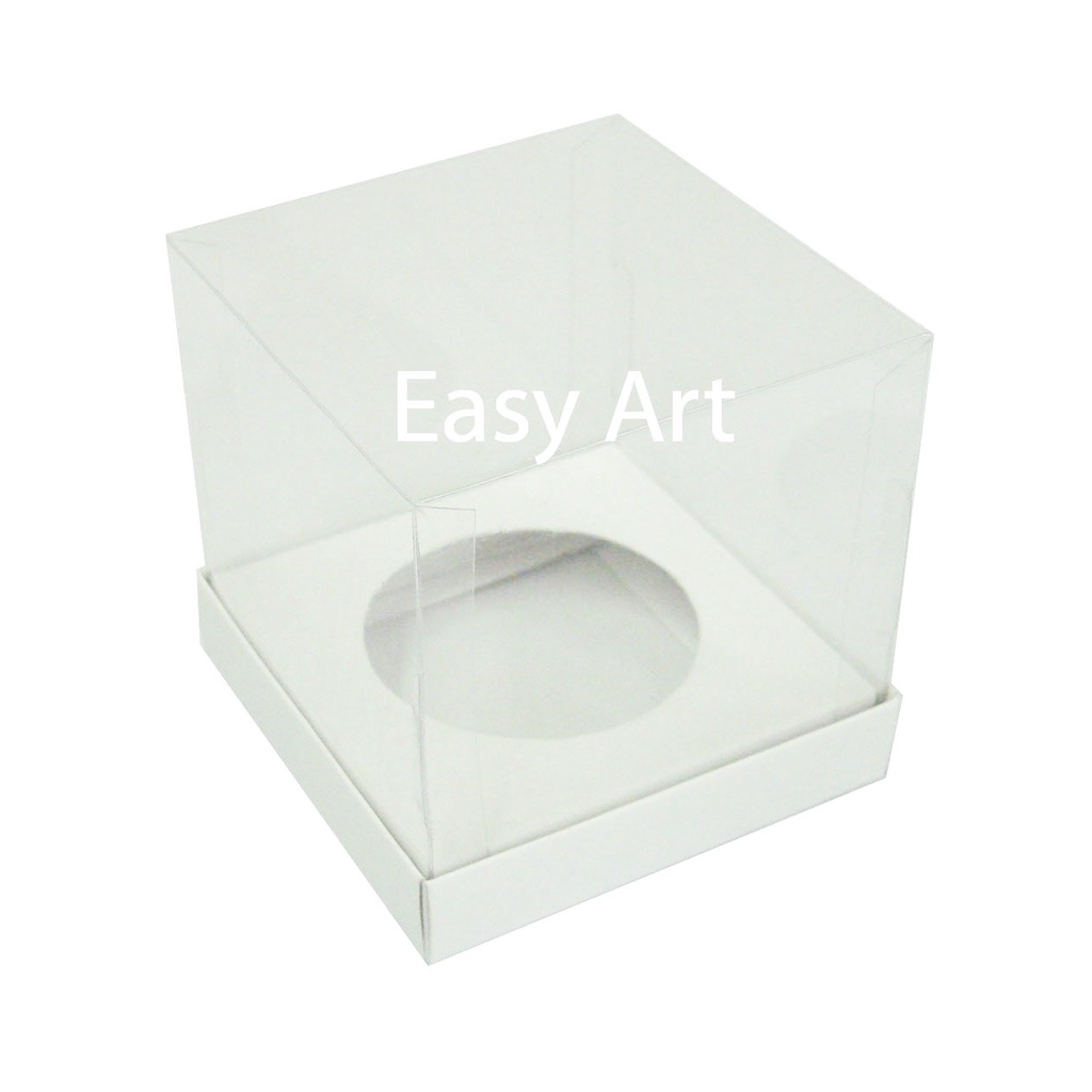 Caixas Cupcake Transparentes BlueSnail - 50 Unidades