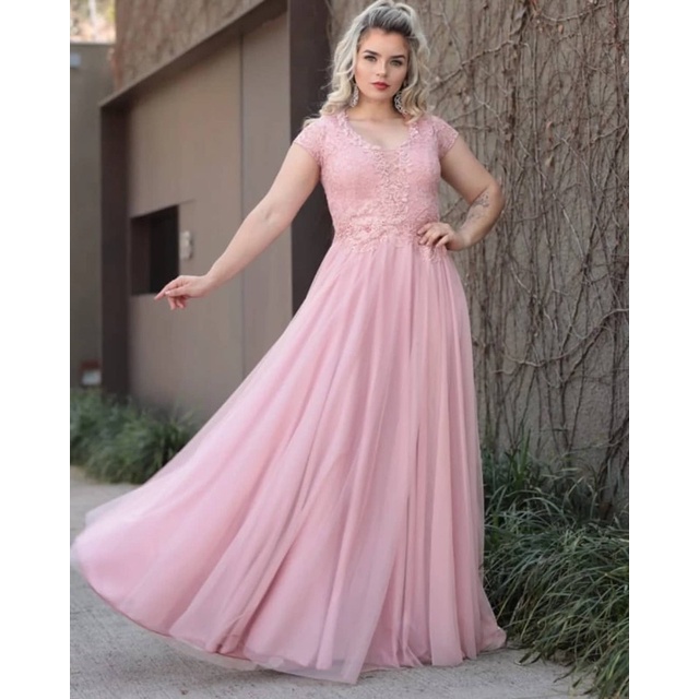 Vestido de formatura estilo sales princesa