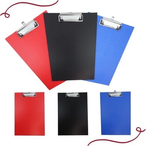 Prancheta A4 com prendedor metal escritório material escolar
