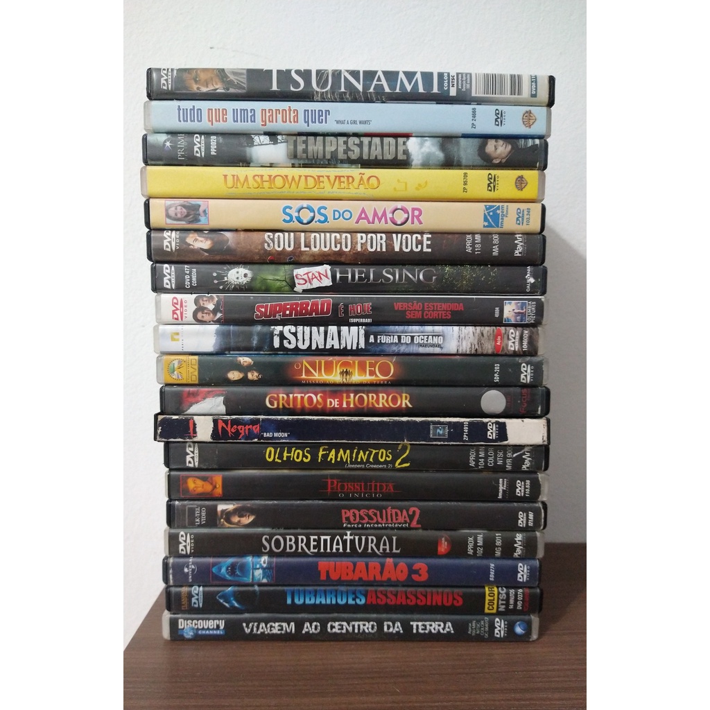 Dvds - Filmes - Lote 3 | Shopee Brasil