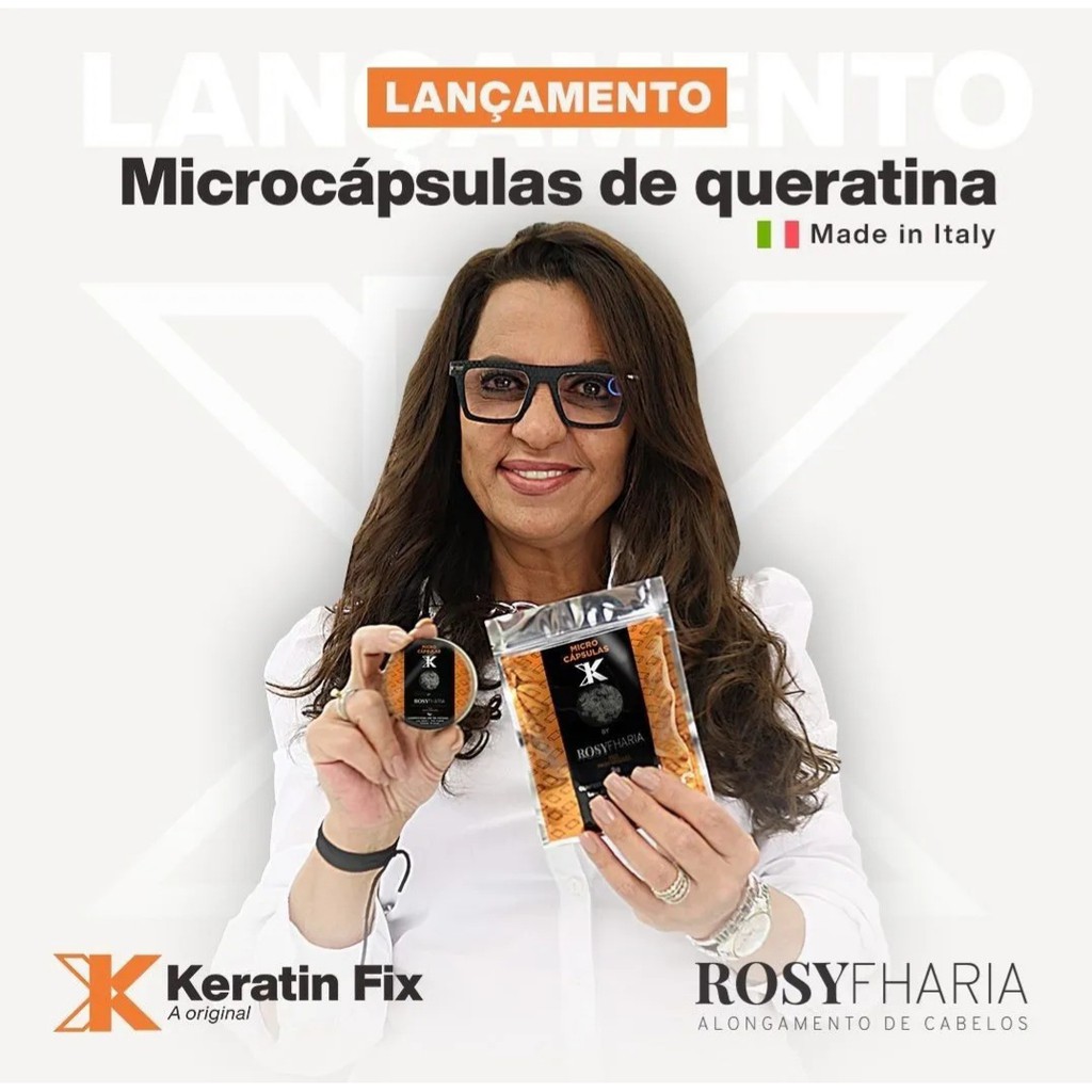 Micro Cápsulas De Queratina Para Alongamento Mega Hair | Shopee Brasil