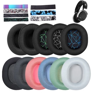 Almofadas De Ouvido De Substituição Para Aço Série Arctis 1/3/5/7/9/9X Pro & Prime Headphones