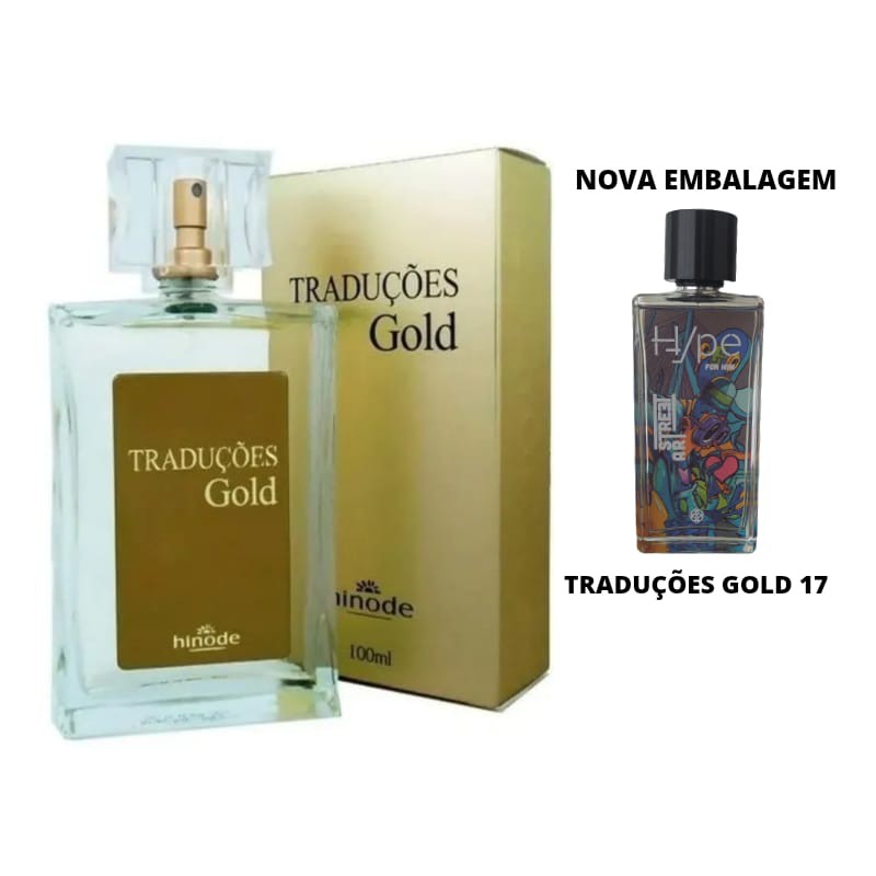 Perfume Traduções Gold 17 Nova Embalagem - Lançamento 2021!