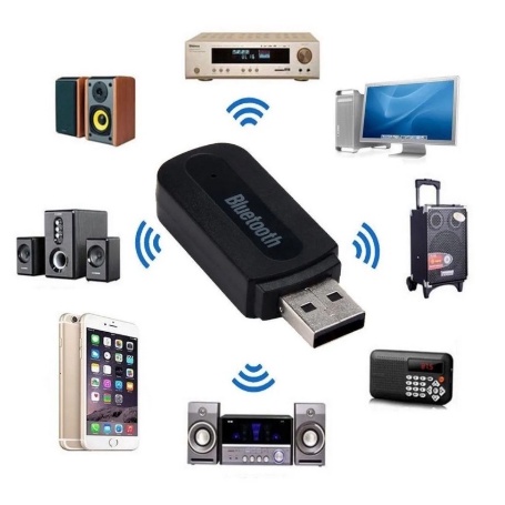 Receptor Adaptador Bluetooth Usb P2 Audio Stereo