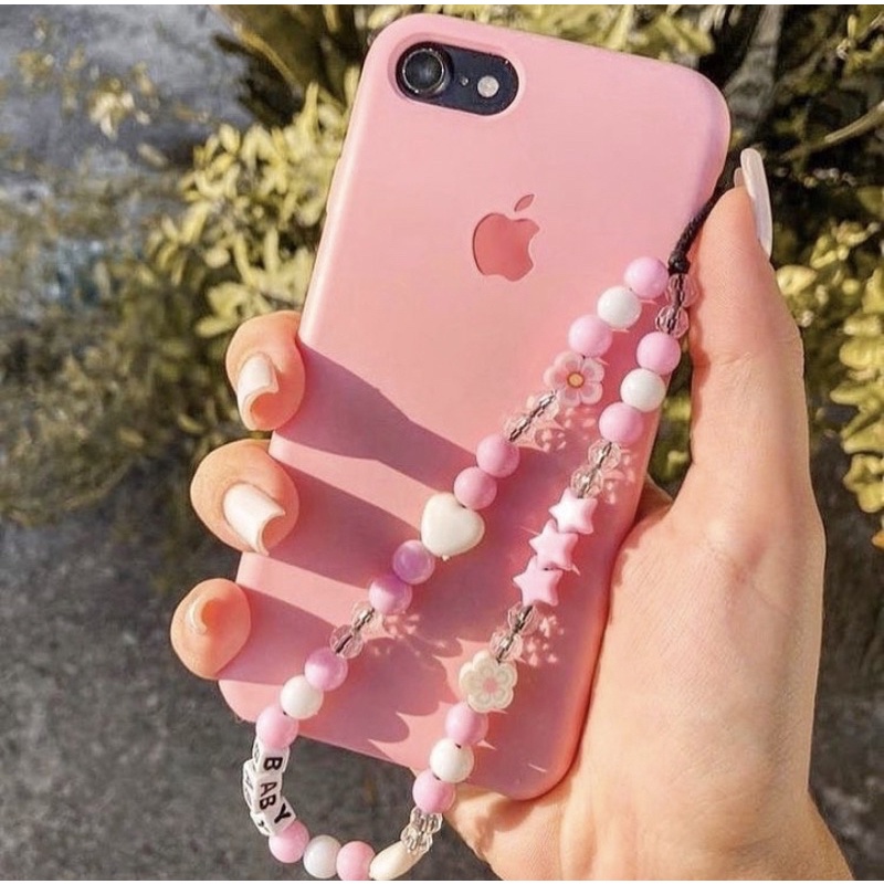 phone strap rosa bebe
