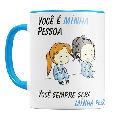 Caneca Pausei meu anime por você (Full Body)