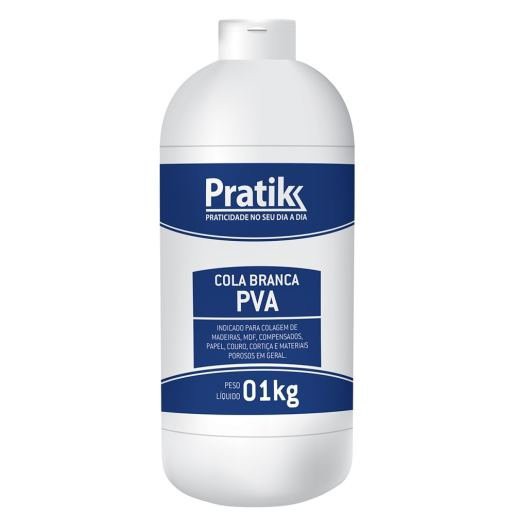 COLA BRANCA ADESIVO PVA MULTIUSO PRATIK 500G / 1KG