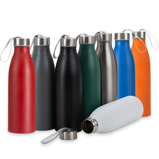 Garrafa Squeeze Inox 750ml Com Alça