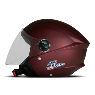 Capacete Aberto Barato Pro Tork Liberty 3 Tree Elite Vinho Proteção Motoqueiros 56 58 60 Sem Genero