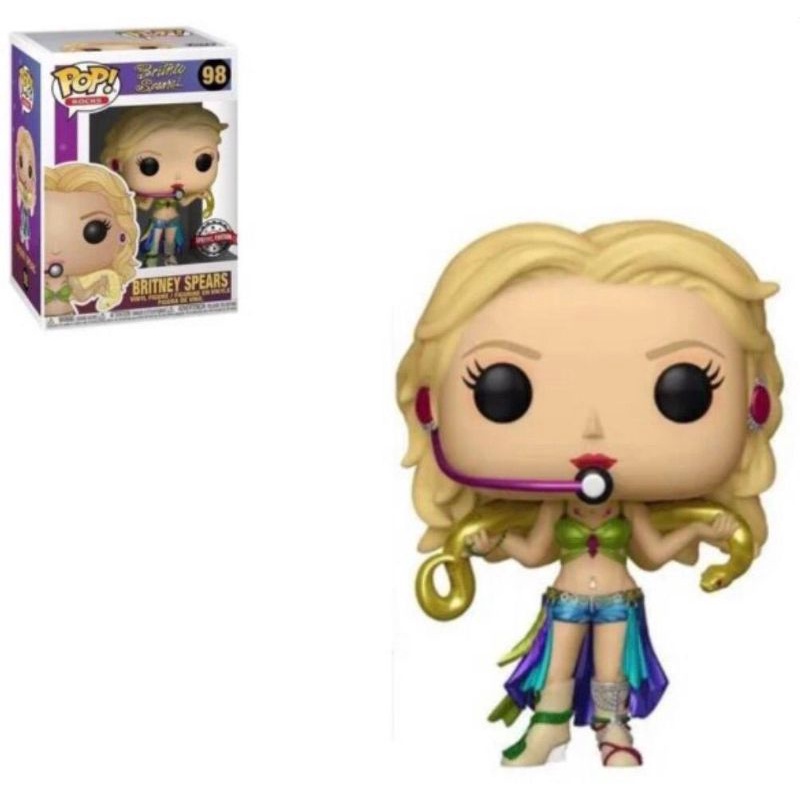 Funko Pop # 98 Britney Spears- Special Edition Rocks | Shopee Brasil