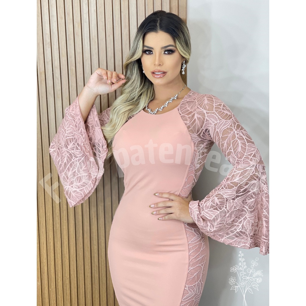 Vestido de best sale madrinha para batizado