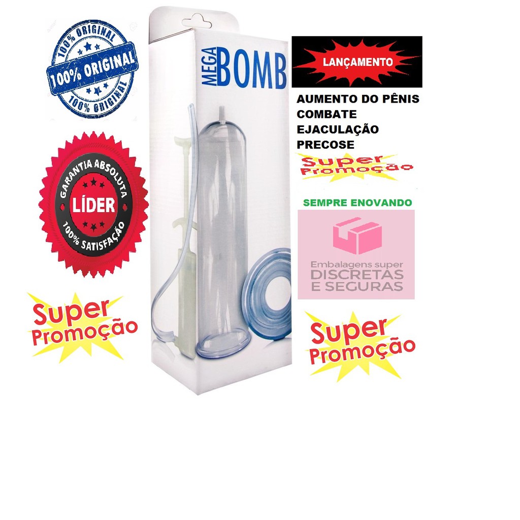 kit Bomba Peniana Aumento Engrossa Pênis ORIGINAL | Shopee Brasil