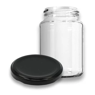 Kit 30 Pote de Vidro Para Conserva Geleia Palmito 600ml Tampa Metal