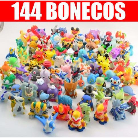 144/kit Gracinha Anime Bonecos Pokemon Figura Boneca Pikachu boneco Mini  Brinquedos Infantil para Enfeites Coleção Presentes Menina Menino -  Escorrega o Preço