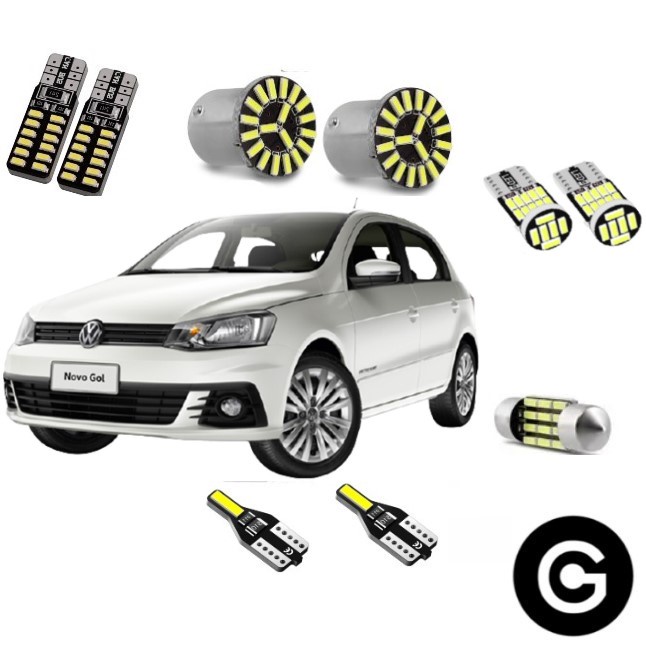 Kit Premium Lâmpadas LED Gol G7 | Shopee Brasil