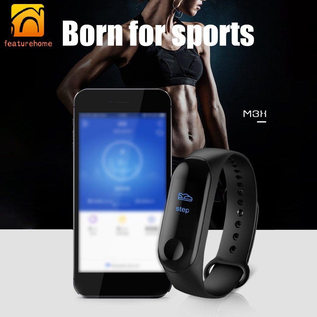 Pulseira Smart Watchsmart M3 Com Tela Colorida De 0,96 Polegadas ...