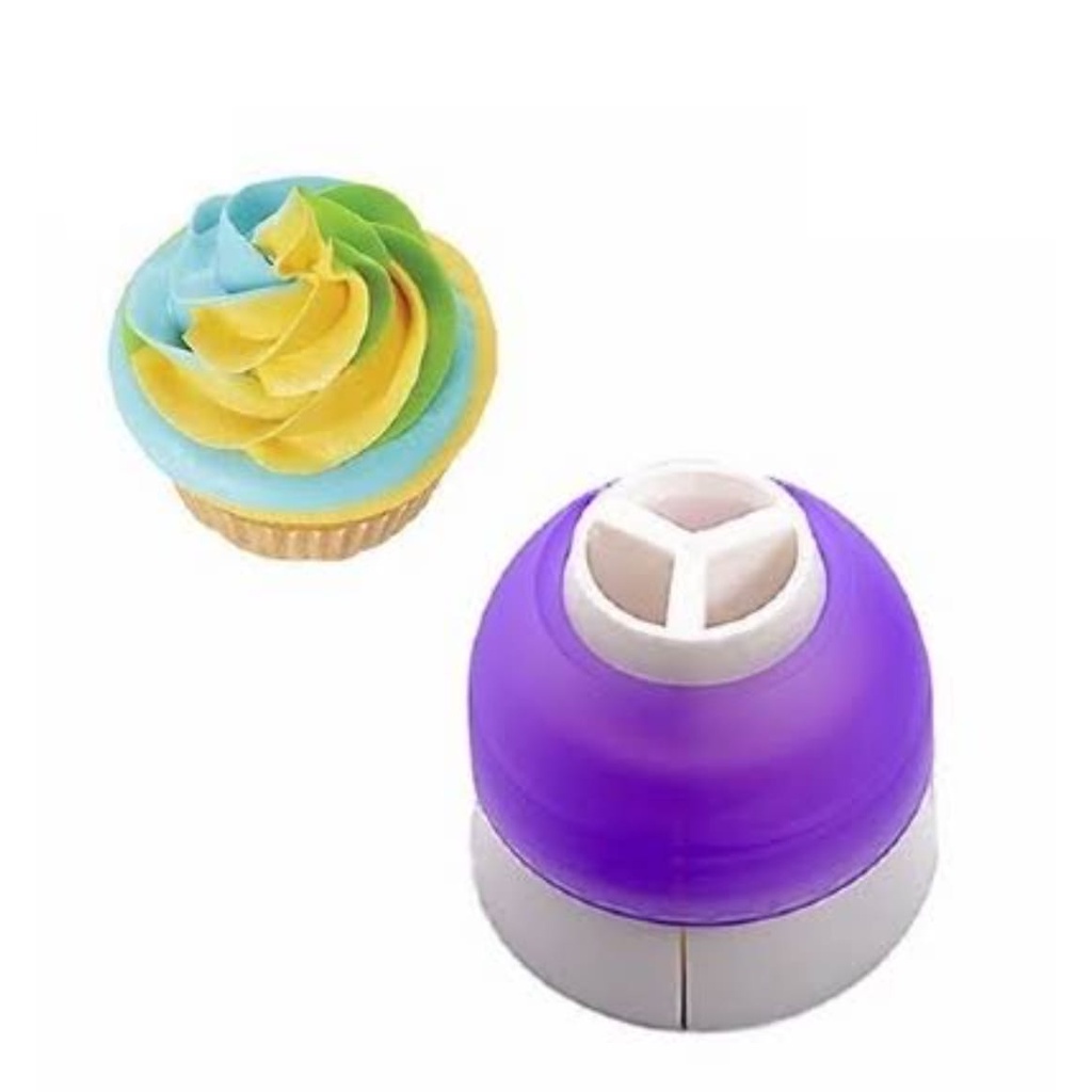 Adaptador 3 Cores para Bicos Grandes 1M Bolos e Tortas