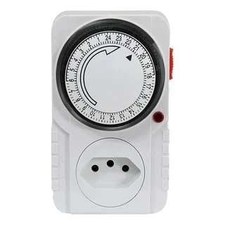 Timer Temporizador Analógico 110/220v Bivolt Liga Desliga