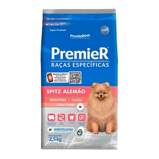 Ração Premier para Cães Adultos de Raças Específicas - Spitz Alemão - 2,5Kg