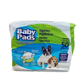 Tapete Higiênico Cães Baby Pads C/50 Unidades