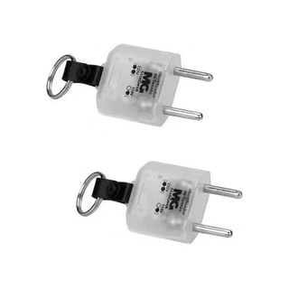 Kit 2 Plugue Tomada Teste Identificador Tensão 110v 220v