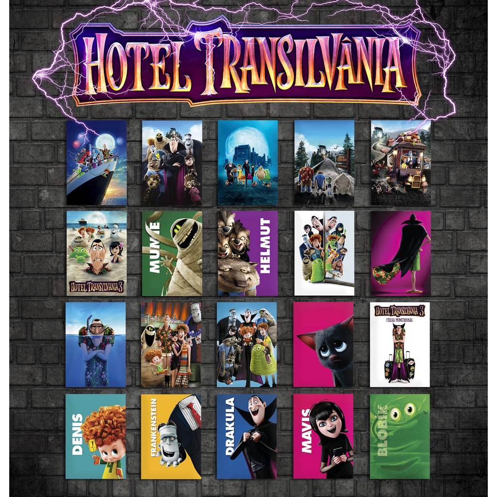 Cosplay Hotel Transilvânia Calças de Poliéster Conjunto de Filmes