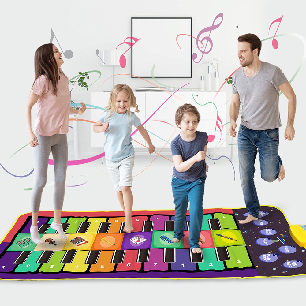 piano chão para crianças - jogo com piano pé - Brinquedos dança chão com  efeito iluminação para meninos e meninas com mais 3 anos Gonipol :  : Brinquedos e Jogos