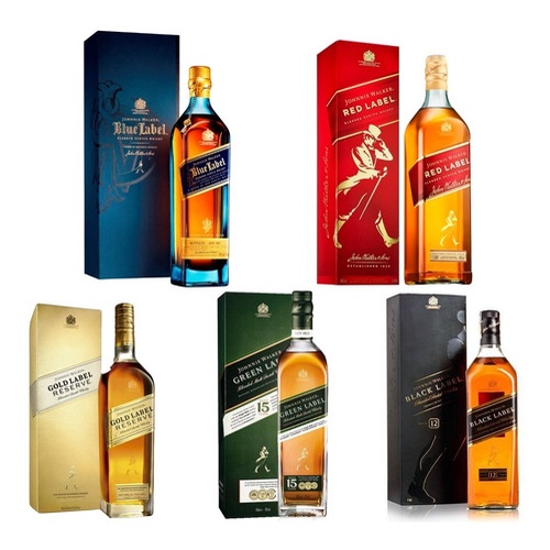 KIT Johnnie Walker: 1 whisky Johnnie Walker Black label 750 ml + 1