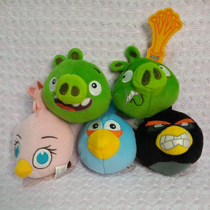 Chaveiros Pelúcia Aves divertidas Colecionáveis