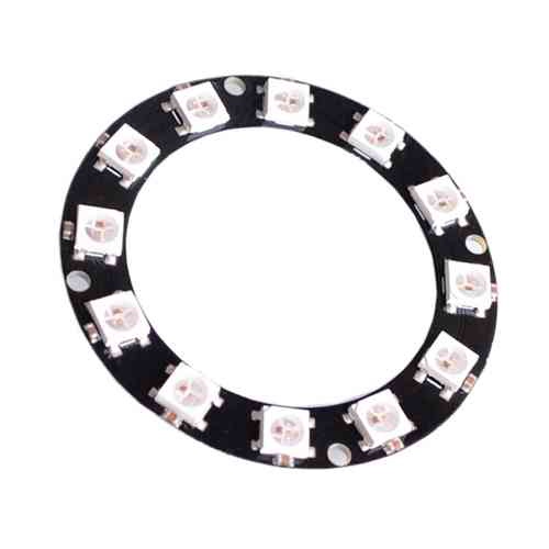 Anel de Led RGB 12 bits WS2812 Endereçavel Endereçável para Robótica - Arduino