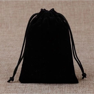 Bolsa de veludo com cordão para jóias, dados RPG, presentes