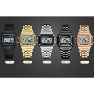 Relógio Tipo Casio Cassio Retro Vintage Digital LED Unissex Masculino Feminino Baratinho