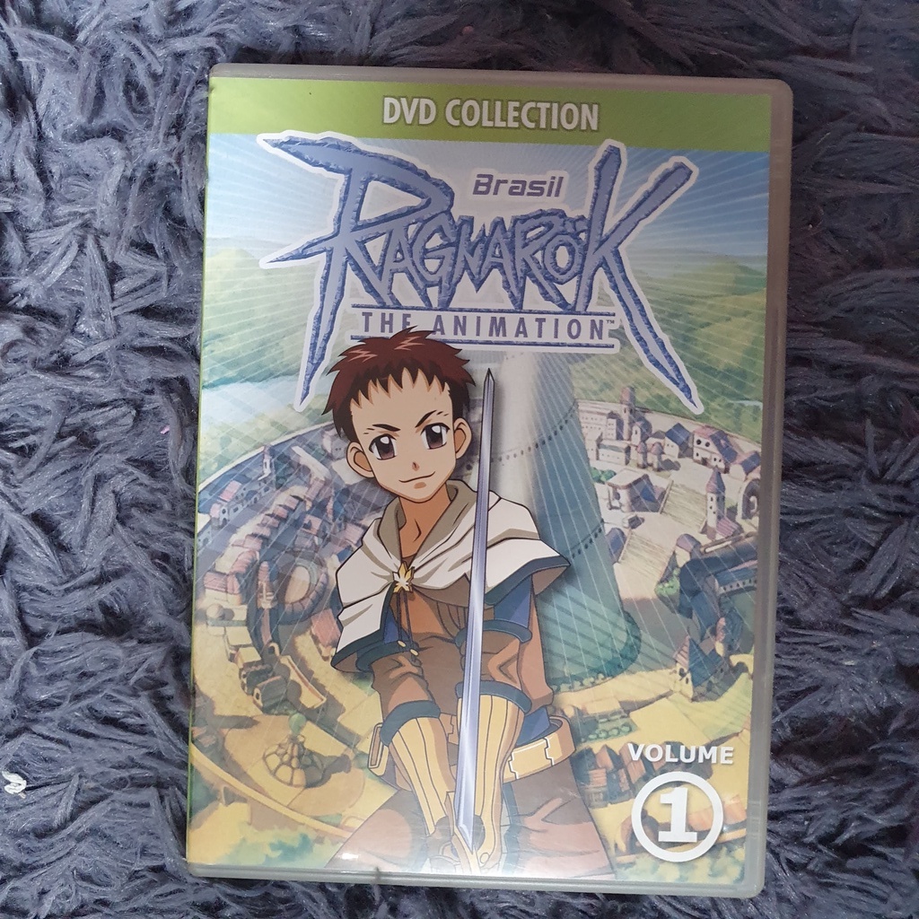 DVD Filme Ragnarok - A Animaçao - Volume 1 e 2
