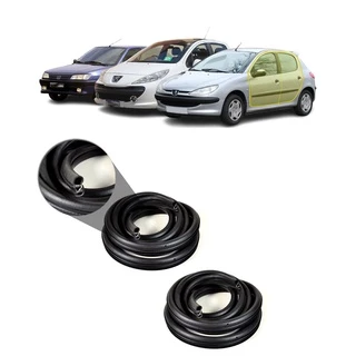 KIT 2 Borrachas Vedação das Portas Peugeot 206 207 208 306 307 308 406 1999 2000 2001 2002 2003 2004 2005 2006 2007 2008 2009 2010 2011 2012 2013 2014 2015 2016 2017 2018 2019 2020 2021 2022