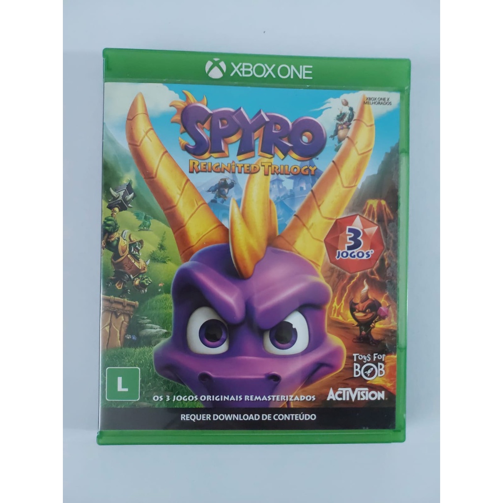 Jogo Xbox One Spyro Reignited Trilogy Activision em Promoção na Americanas