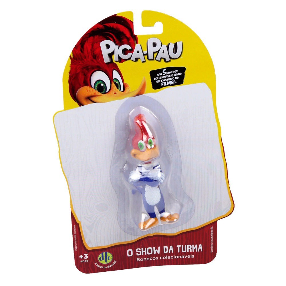 Figura Colecionável 10 Cm - Pica-pau - O Show Da Turma - Pica-pau Braços  Cruzados - DTC | Shopee Brasil