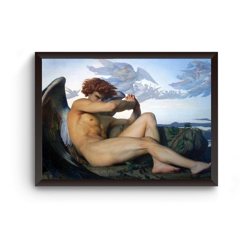 Quadro Alexandre Cabanel O Anjo Caído