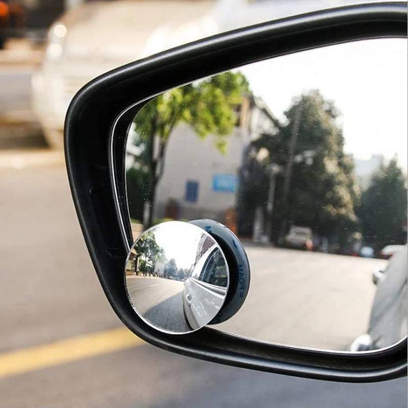 360 graus hd ponto cego espelho ajustável para carro reverso